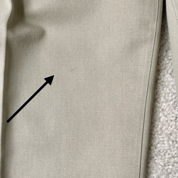 Savane Men’s Pleated Chino Pants Trousers Khaki with Cuffs 38 x 31 Office Preppy - Picture 13 of 13